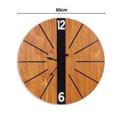 Relógio Parede Placa Mdf Redondo 60X1cm Relógio Parede Placa Mdf Redondo 60X1cm