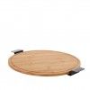 Tábua Servir Giratória Bambu Asas Metal 40X1.4cm Tábua Servir Giratória Bambu Asas Metal 40X1.4cm