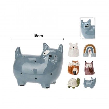 Mealheiro Infantil Desenhos Sortidos 18cm Mealheiro Infantil Desenhos Sortidos 18cm