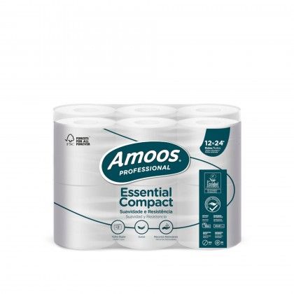 Papel Higiénico Doméstico Compact 2 Folhas 35m Pack 12 Papel Higiénico Doméstico Compact 2 Folhas 35m Pack 12
