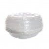 Prato com Tampa Take Away Gkraft Bioshield 1000ml 22cm Pack 10