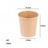 Ta�a Molhos Kraft Redondo 120ml 6.1X4.5X6.5cm Pack 50