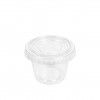 Recipiente Microondas Polipropileno com Tampa 30ml 4.5X3.3cm Pack 50