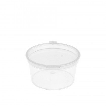 Recipiente Polipropileno com Tampa Redondo 30ml 5X2.7cm Pack 50