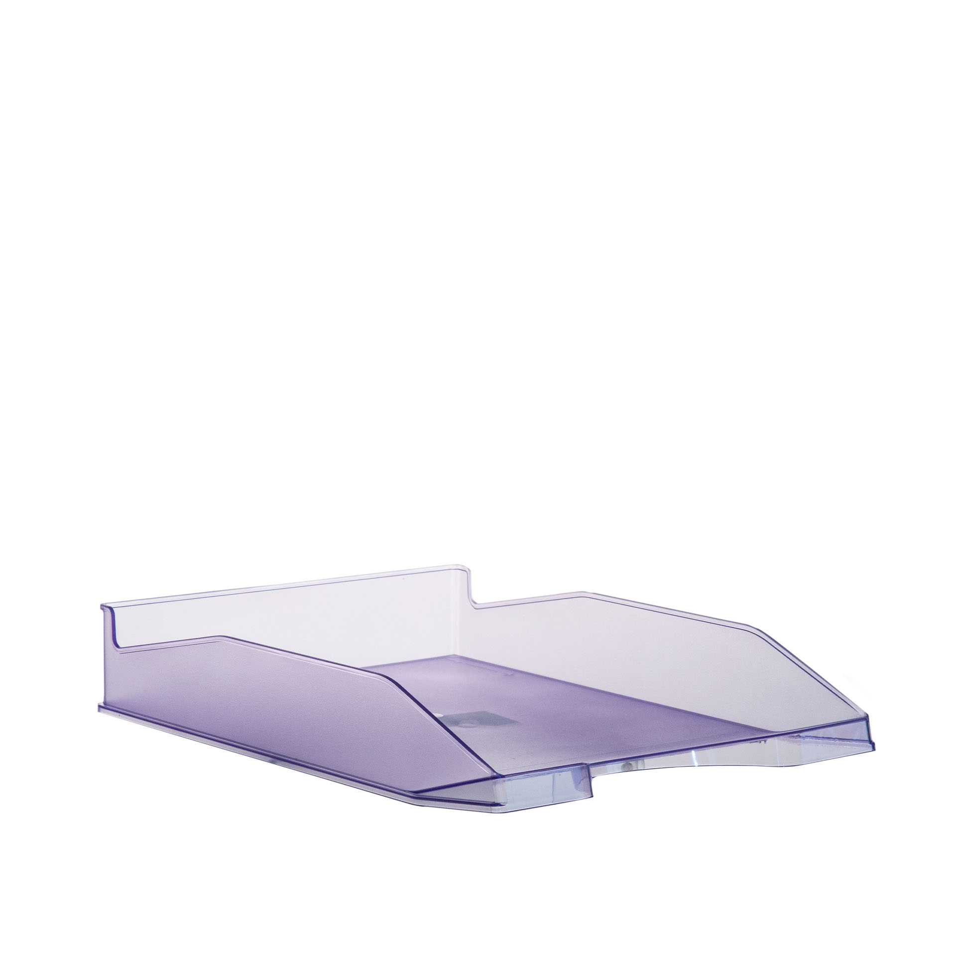 Tabuleiro Plástico A4 Transparente Violeta