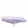 Tabuleiro Plástico A4 Transparente Violeta Tabuleiro Plástico A4 Transparente Violeta