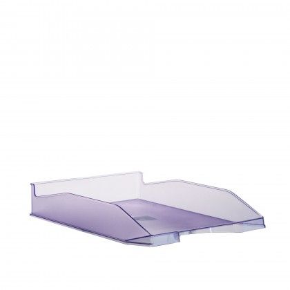 Tabuleiro Plástico A4 Transparente Violeta Tabuleiro Plástico A4 Transparente Violeta