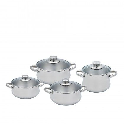Trem Panelas Funchal Glass 4 Peas