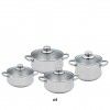 Trem Panelas Funchal Glass 4 Peas