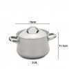 Low Cost Classic Panela C/ Asas Ø16Cm 2.2L Low Cost Classic Panela C/ Asas Ø16Cm 2.2L