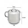 Cafeteira Inox Low Cost com Asa N.14