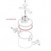 Junta Vedao Labial para Panela Alumnio / Inox 24.5cm