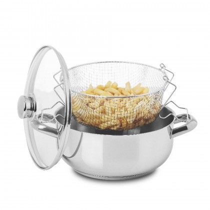 Fritadeira Europa com Cesto + Tampa 4200ml 24cm