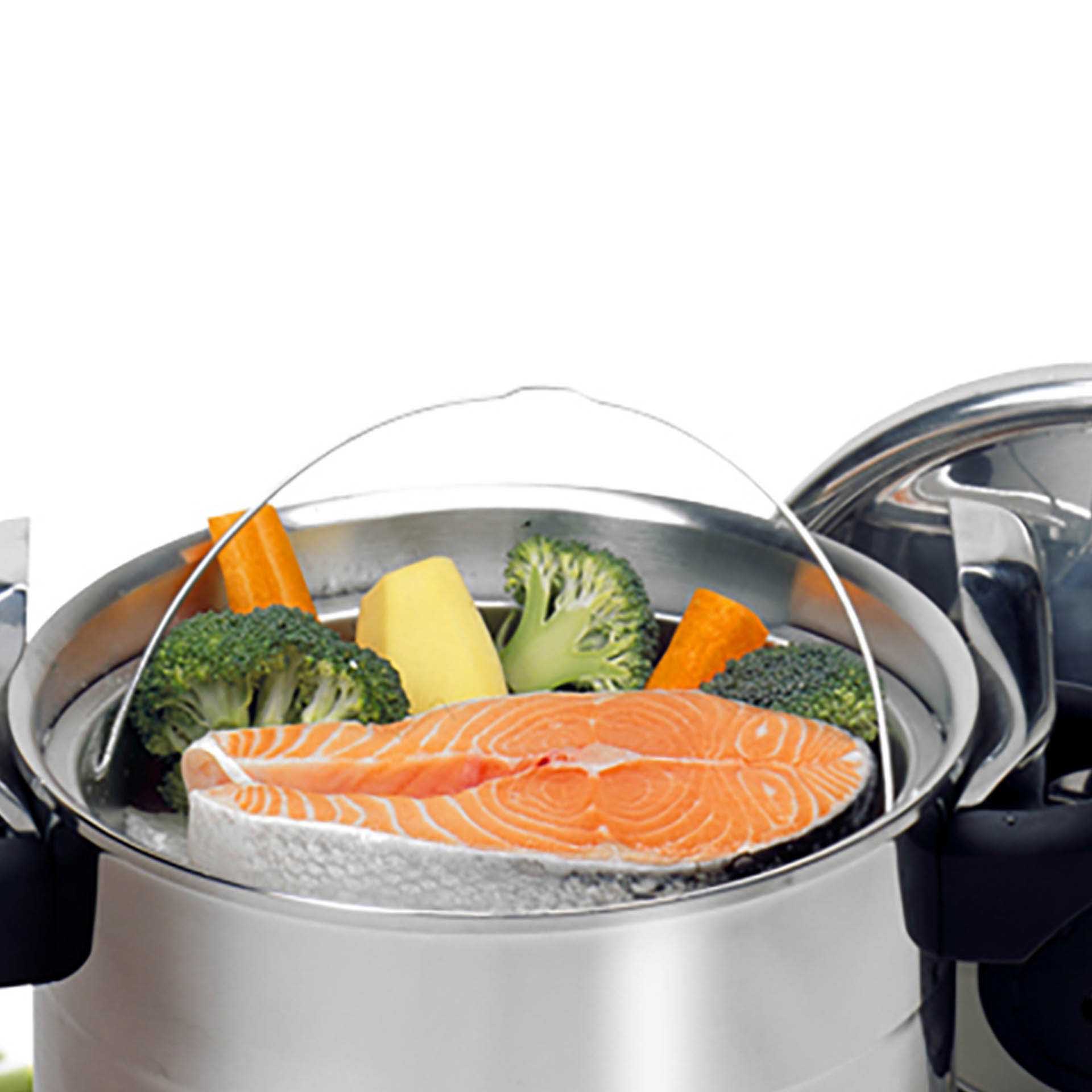 Tradicional Aluminio Panela Pressão C/ Cesto Ø24.5Cm 12L