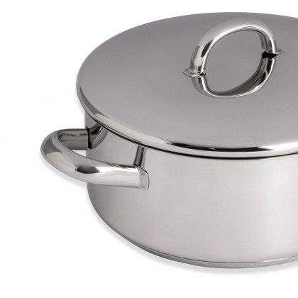 Caarola Inox Europa com Asas 1100ml 14cm