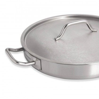 Caarola Inox Grandhotel com Asas Baixa 2600ml 24cm