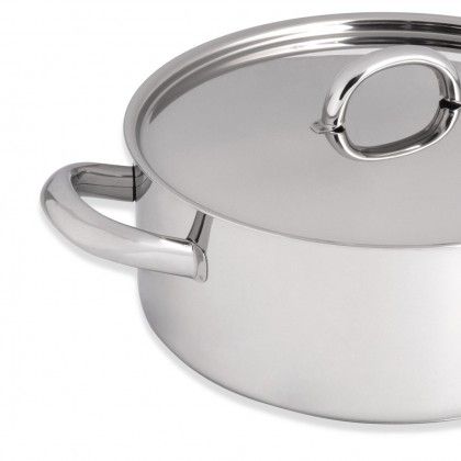 Caarola Inox Low Cost com Asas 1500ml 16cm