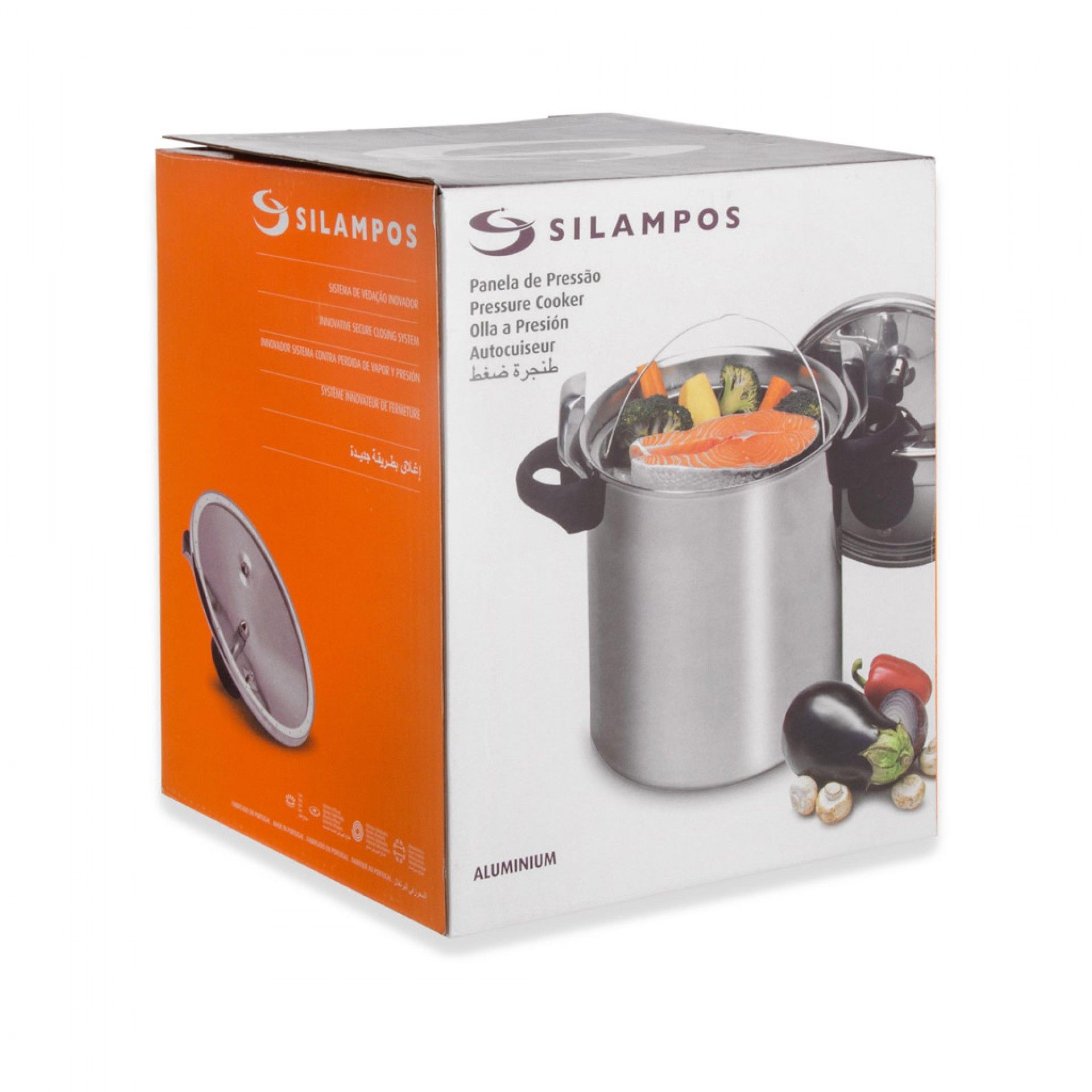 Tradicional Aluminio Panela Pressão C/ Cesto Ø24.5Cm 12L
