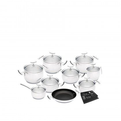 Yumi Glass Trem Panelas 9 Pe�as + Faqueiro 24 Pe�as