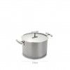 Panela Inox Square com Asas 2200ml 16cm