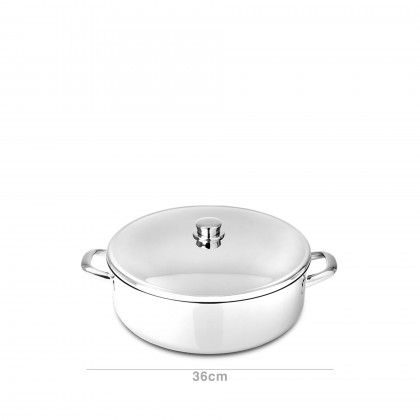 Caarola Inox Alfa com Asas 11.9L N.36