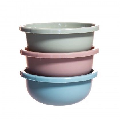 Bacia Plstico Redondo Azul 3l 25X11cm