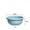 Bacia Plstico Redondo Azul 3l 25X11cm
