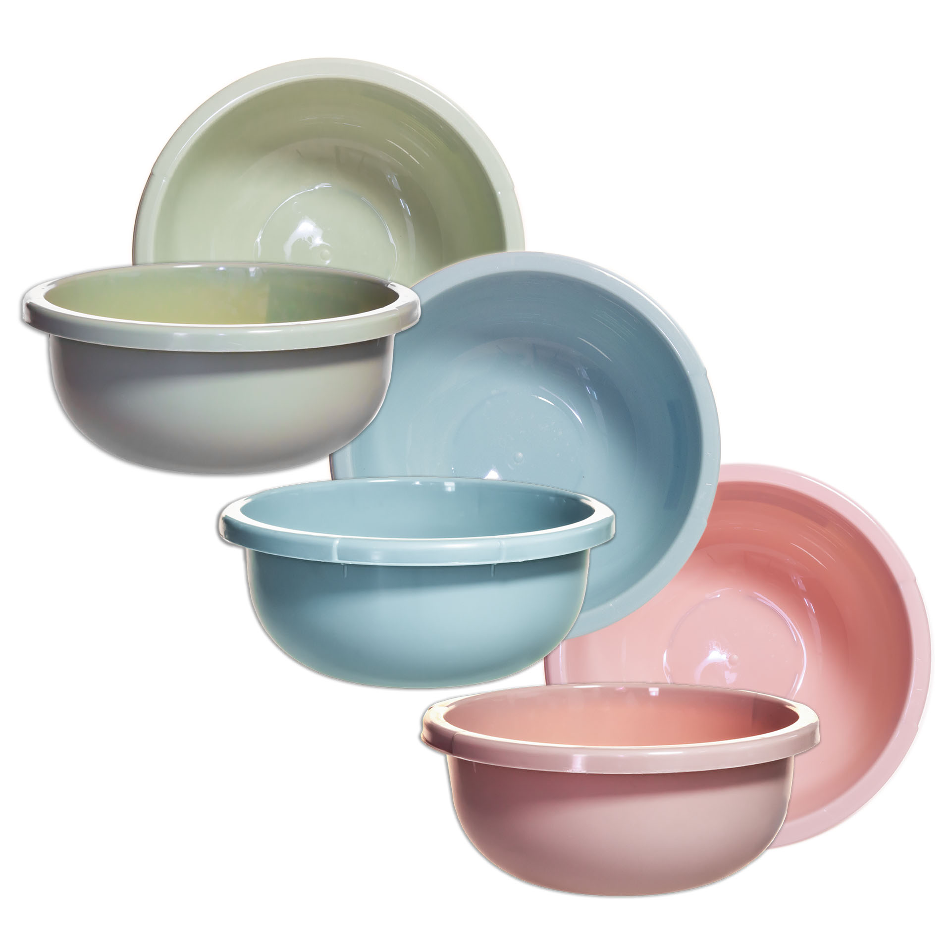 Bacia Plástico Redondo Azul 3l 25X11cm