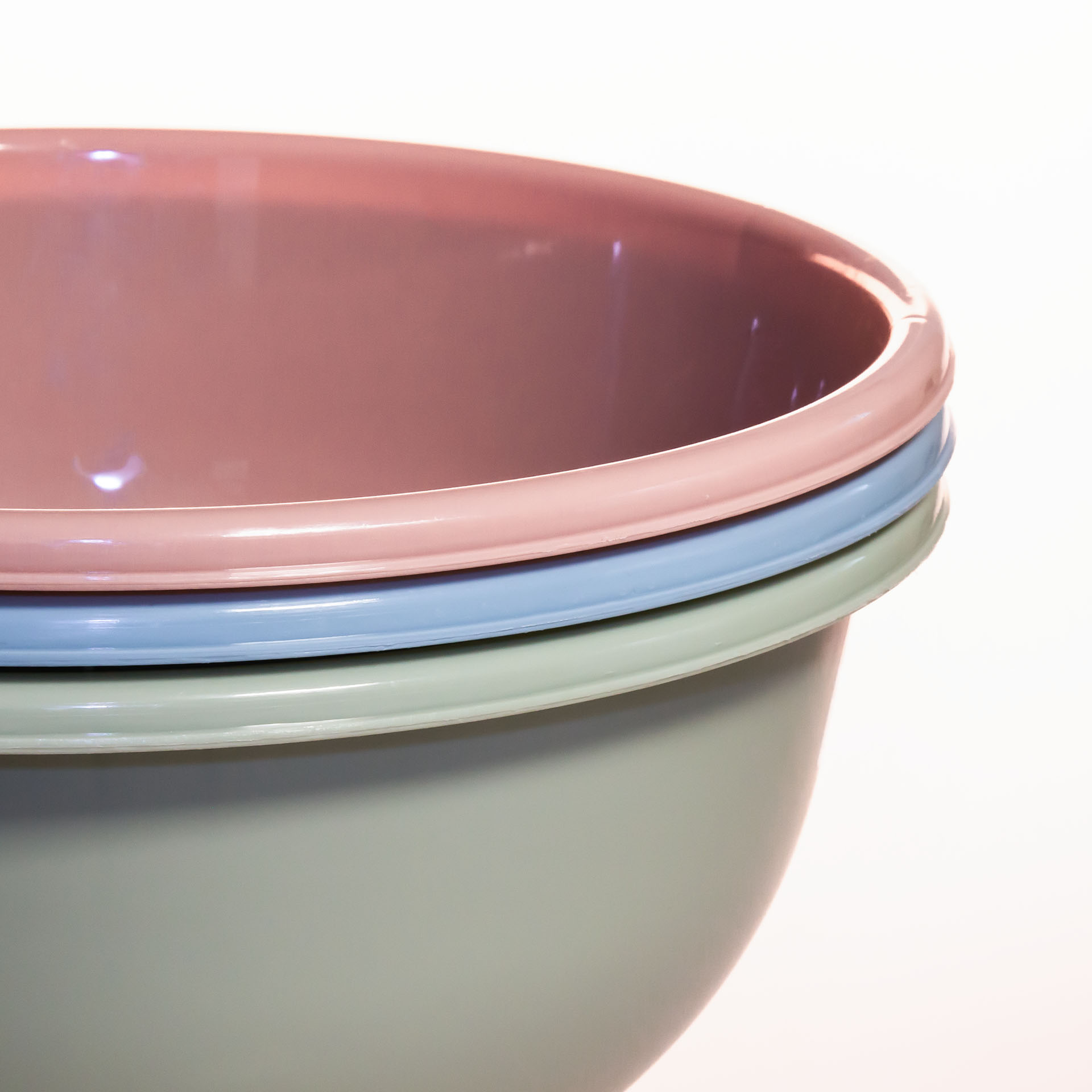 Saladeira Plástico Redondo Vermelho 7l 32X13.5cm