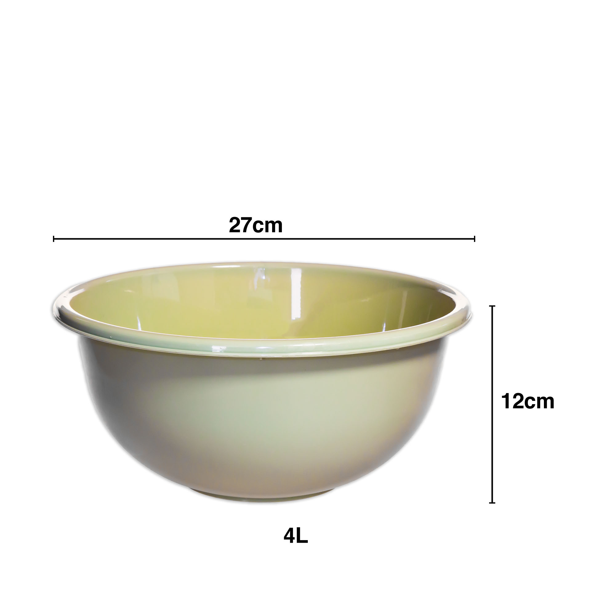 Saladeira Plástico Redondo Vermelho 7l 32X13.5cm