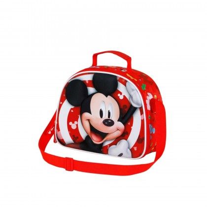 Lancheira 3D Mickey 25.5X20X10cm Lancheira 3D Mickey 25.5X20X10cm