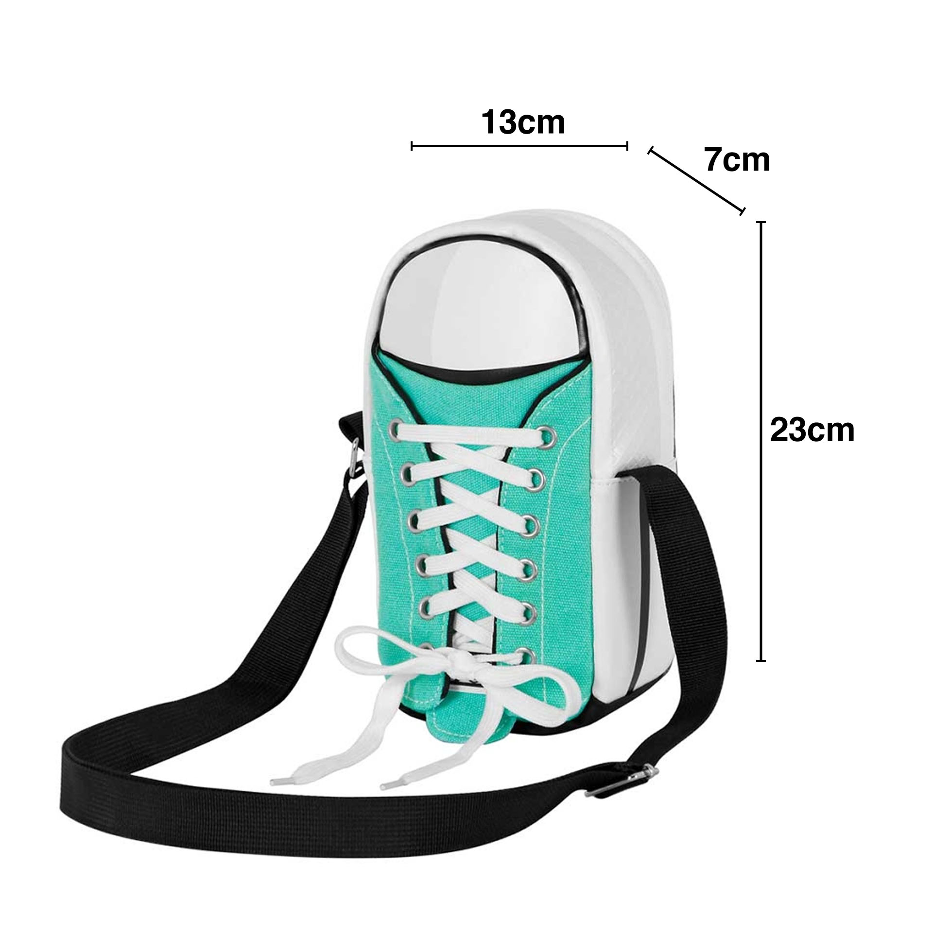 Bolsa Sapatilha Omp! Azul 13X23X7cm