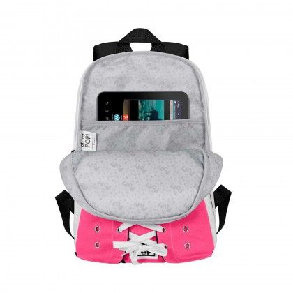 Mochila Escolar Sapatilha Omp! Rosa 30X40X17cm Mochila Escolar Sapatilha Omp! Rosa 30X40X17cm