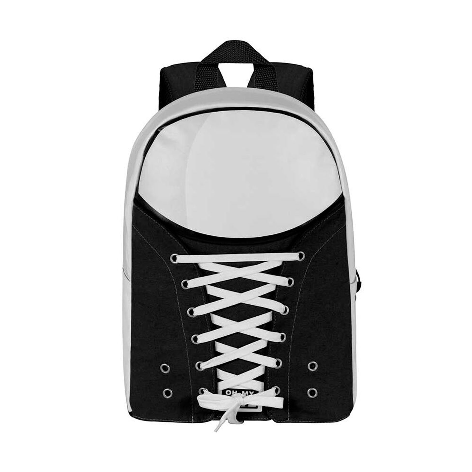 Mochila Escolar Sapatilha Omp! Preto 30X40X17cm
