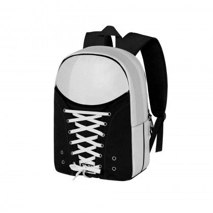 Mochila Escolar Sapatilha Omp! Preto 30X40X17cm Mochila Escolar Sapatilha Omp! Preto 30X40X17cm
