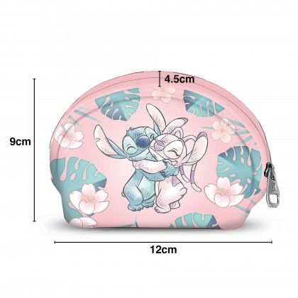 Porta Moedas Lilo Y Stitch Oval 12X9X4.5cm
