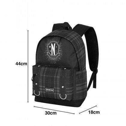 Mochila Escolar Miercoles 30X44X18cm