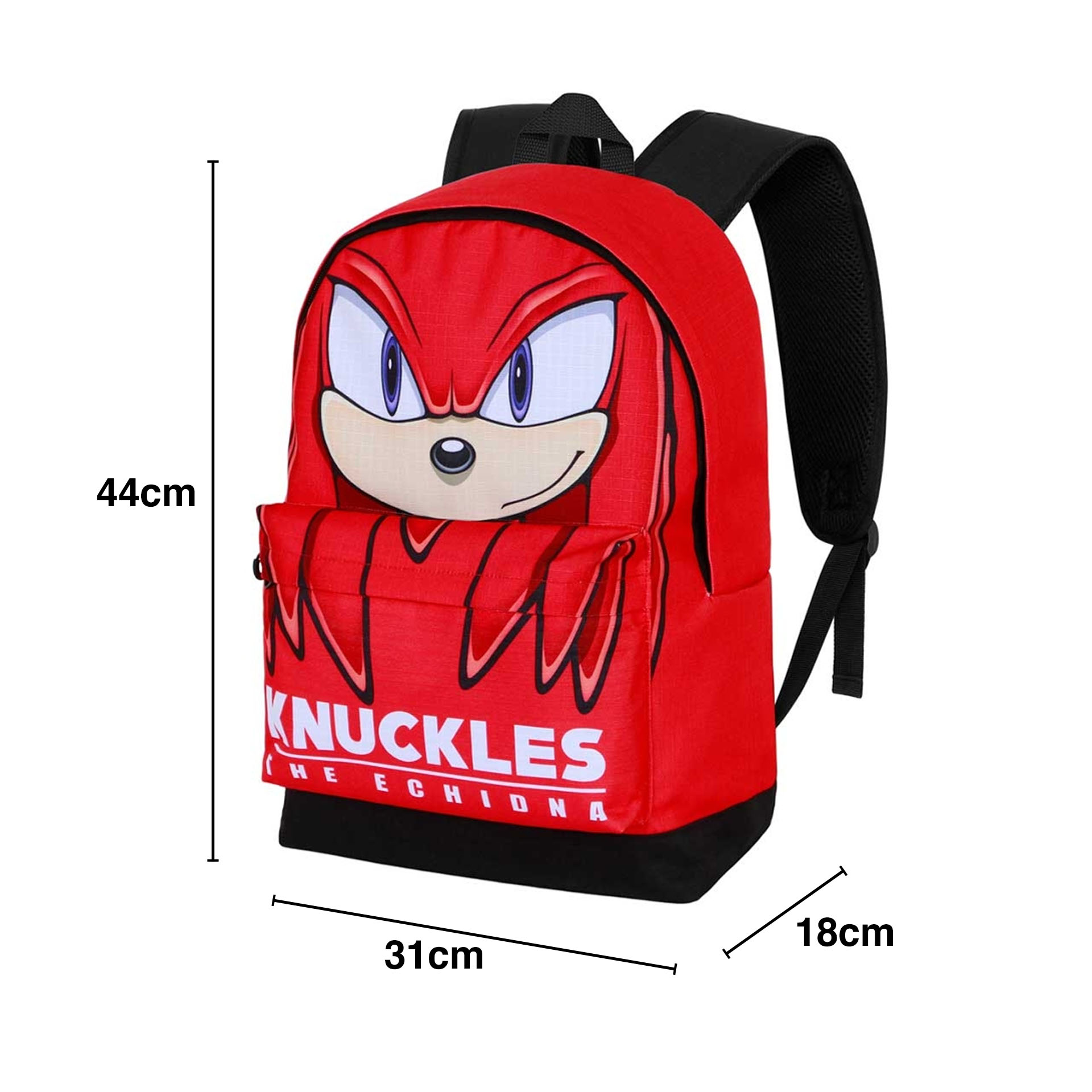 Mochila Infantil Knuckles 31X44X18cm