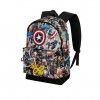 Mochila Infantil Capit�o America 31X44X18cm