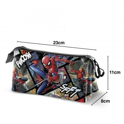 Porta L�pis Spiderman 23X11X8cm