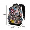Mochila Infantil Capit�o America 31X44X18cm
