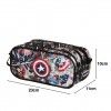 Porta L�pis Capit�o America 23X11X10cm