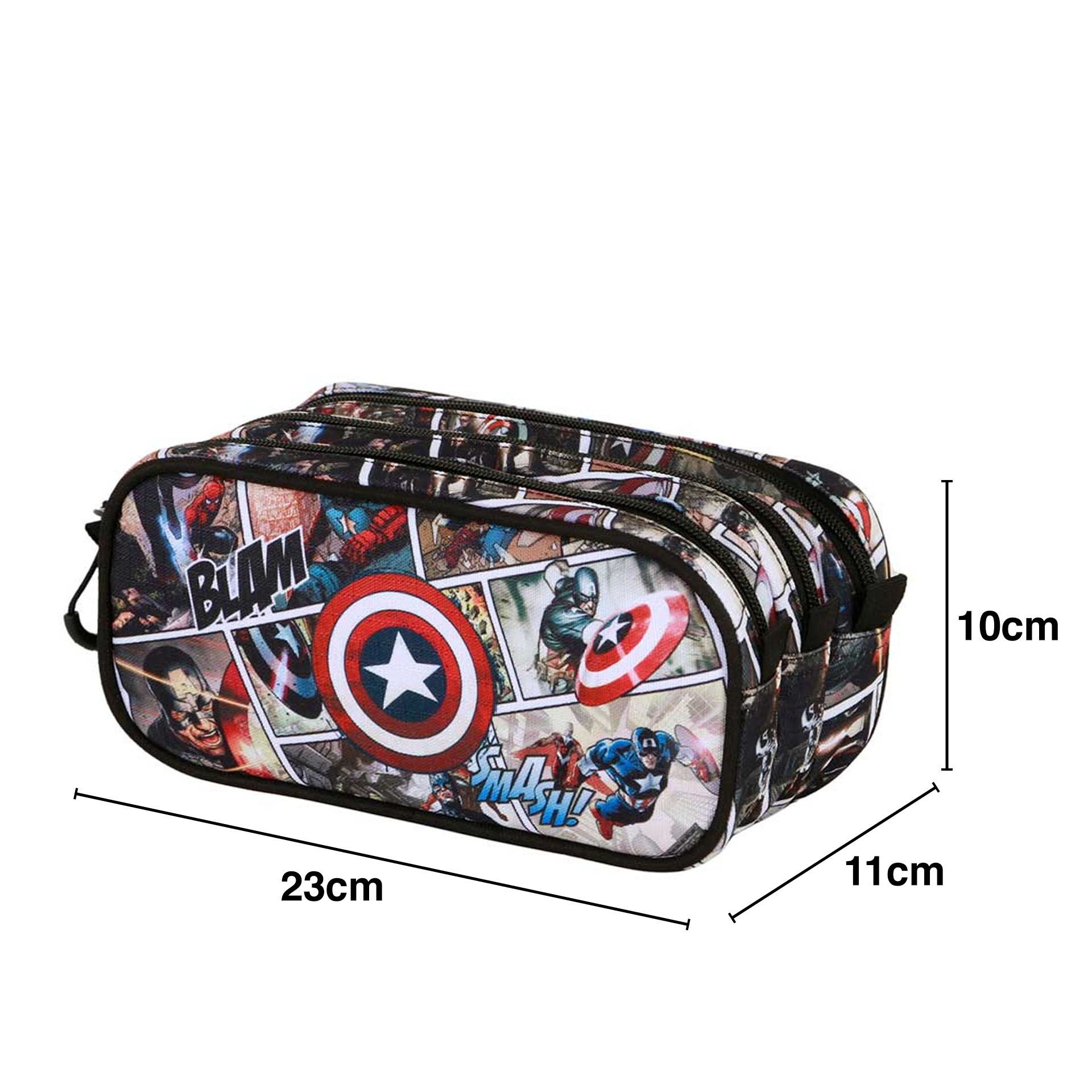 Porta Lápis Capitão America 23X11X10cm