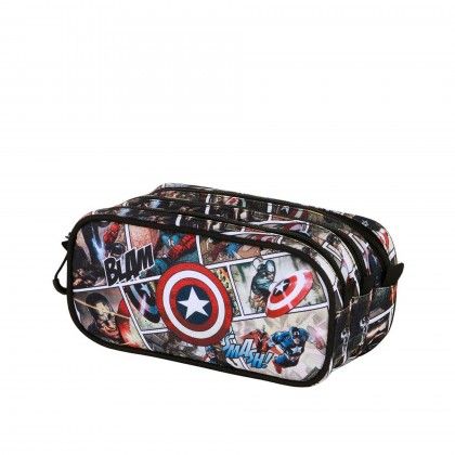 Porta L�pis Capit�o America 23X11X10cm