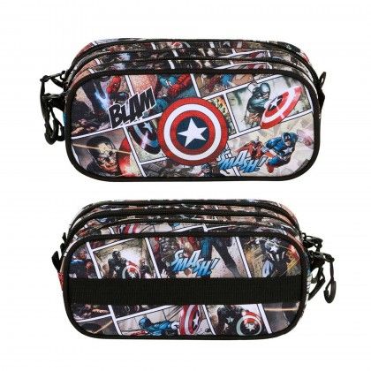 Porta L�pis Capit�o America 23X11X10cm