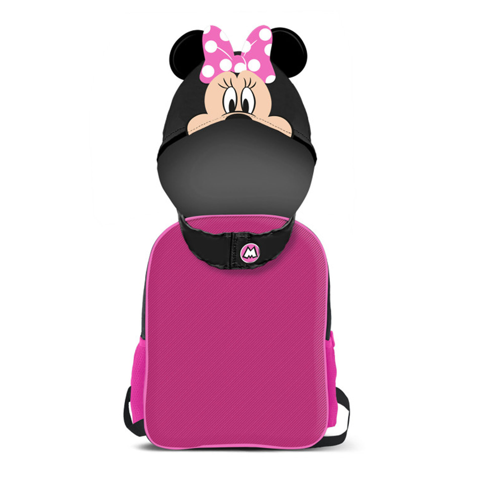 Mochila Infantil Minnie com Capucho 26X31X11cm
