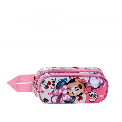Estojo Duplo 3D Minnie 22X9.5X8cm Estojo Duplo 3D Minnie 22X9.5X8cm