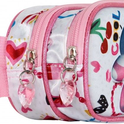 Estojo Duplo 3D Minnie 22X9.5X8cm Estojo Duplo 3D Minnie 22X9.5X8cm