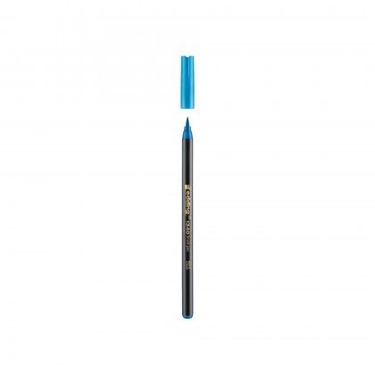 Marcador Pincel Edding 1340/10 Azul Claro 1-3mm