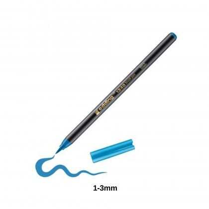 Marcador Pincel Edding 1340/10 Azul Claro 1-3mm